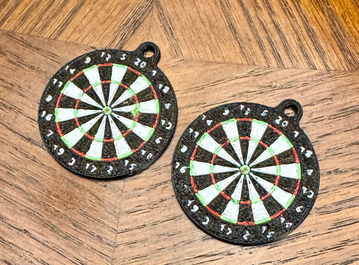 Dartboard Earrings