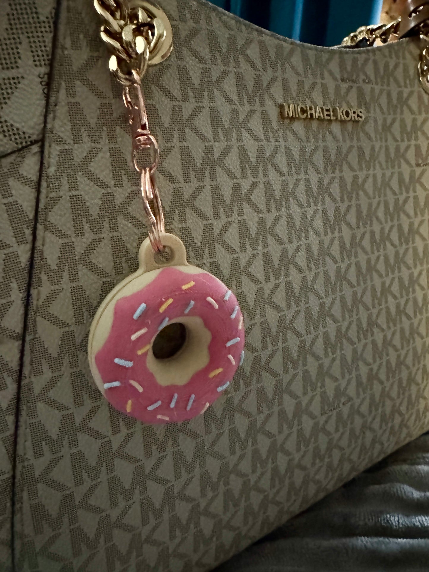 Donut Container Keychain