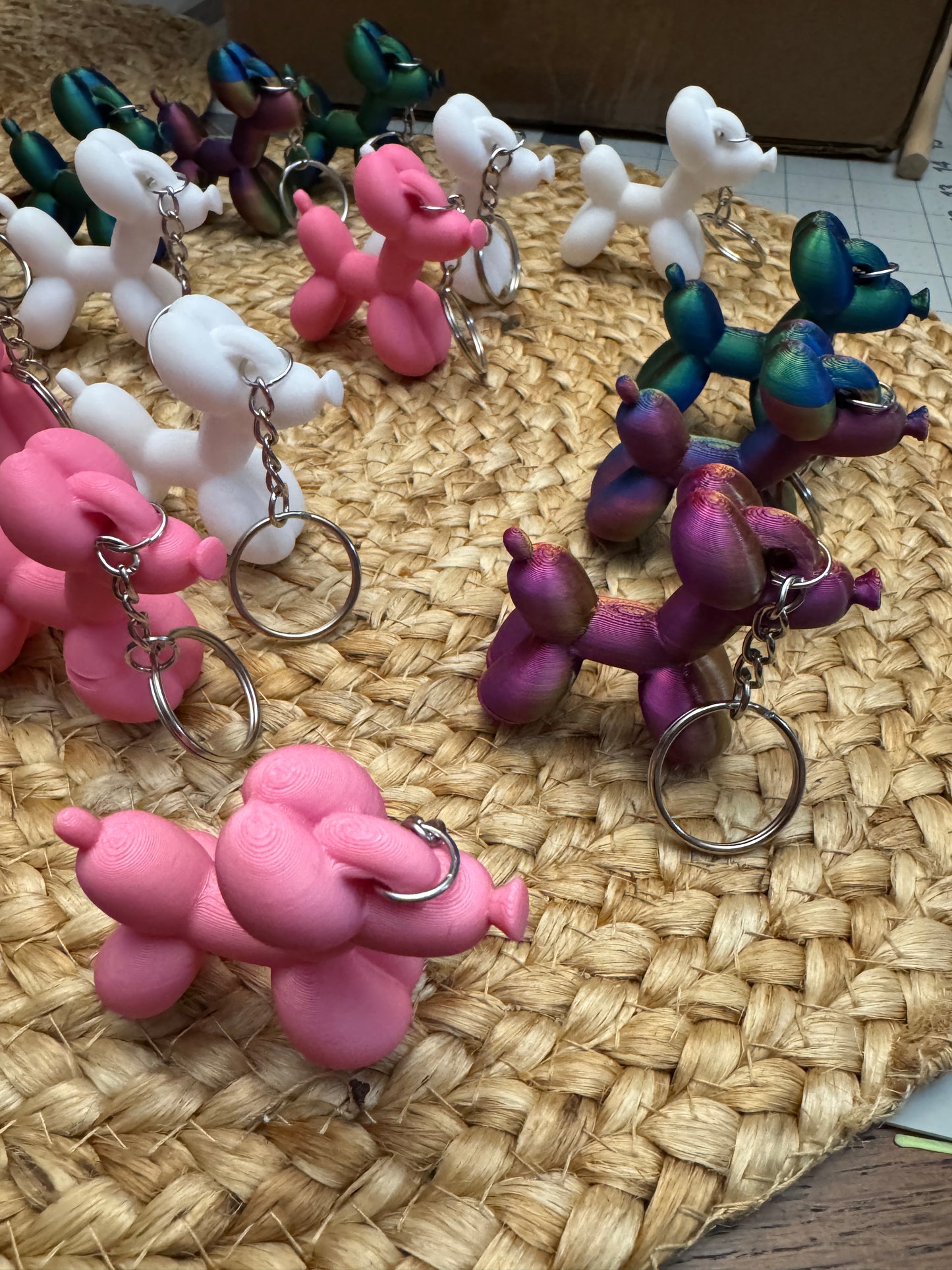 Balloon Dog Keychain