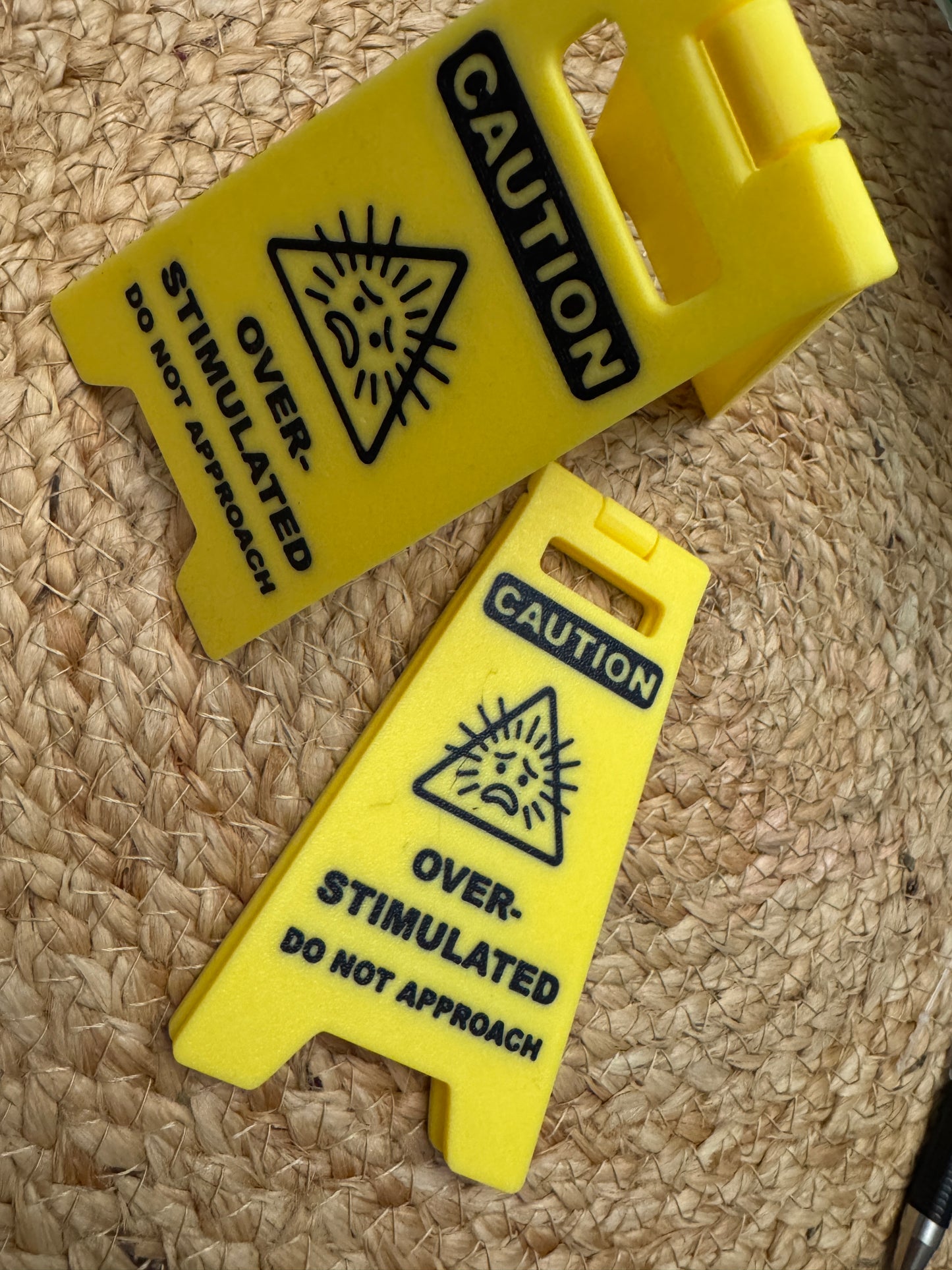 Caution Desk Sign