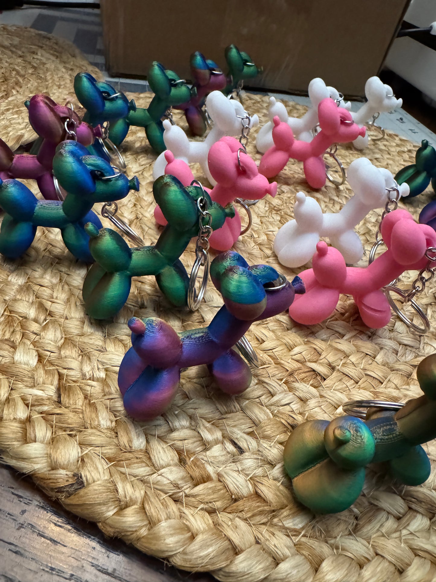 Balloon Dog Keychain
