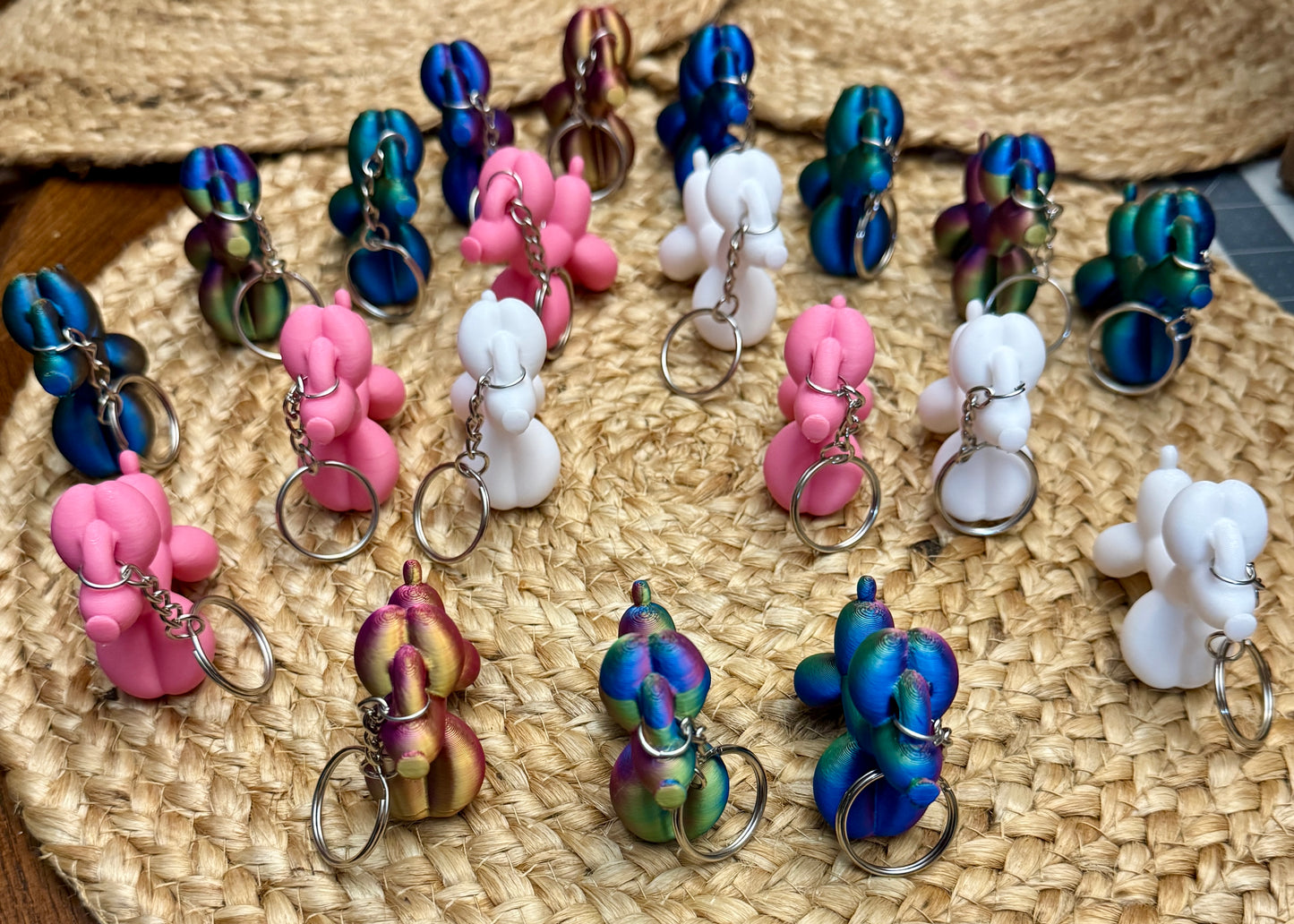 Balloon Dog Keychain