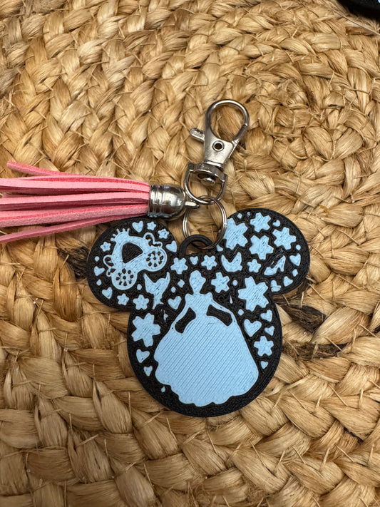 Midnight Princess Keychain